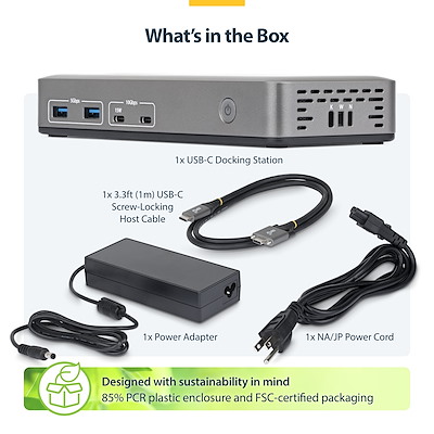 100W PD、LANポート搭載。DisplayPort＋HDMIによる3画面4K映像出力と