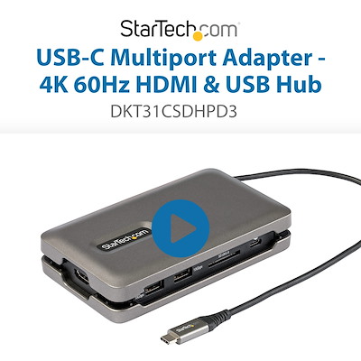 Köp StarTech.com USB C-multiportadapter - 10 Gbps USB Type-C mini