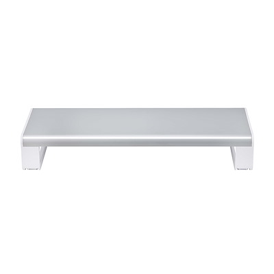 Supporto Ergonomico Per Monitor – Altezza Fissa 9 Cm, Porta Fino A 15 Kg, Base In Acciaio 54,5x22 Cm