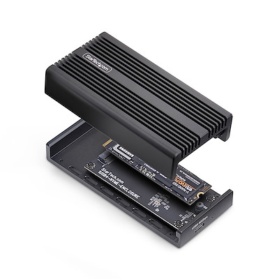 外付けハードディスク・ドライブ StarTech.com M.2 NGFF SATA SSD Enclosure M.2 SSD Enclosure for M.2 SATA SSDs - USB 3.0 (5Gbps) with