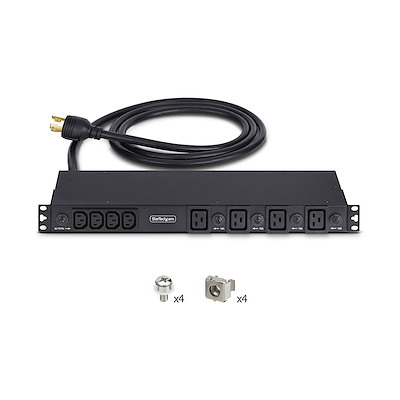 20-Outlet Rackmount PDU, 1U Server Power Strip with 8x Front 20-Outlet Rackmount PDU, 1U Server Power Strip with 8x Front