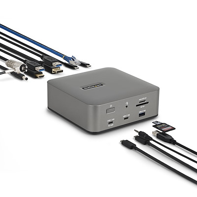 Thunderbolt 5またはUSB4対応ノートPCを、高解像度マルチモニター