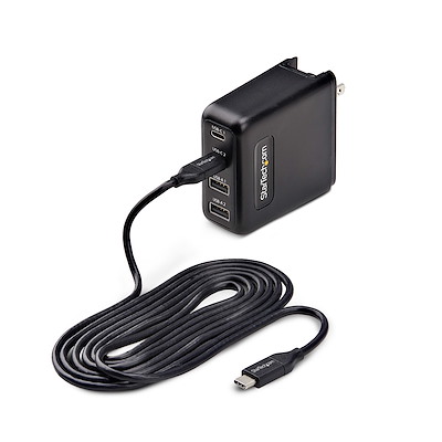 100W USB-C Wall Charger, 2x USB-C/2x USB-A, Quick Charging