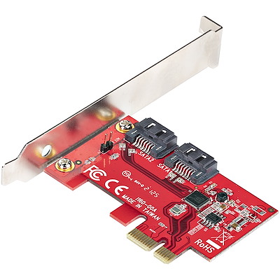 Adattatore PCI-E A SATA 3.0 A 2 Porte: Scheda Di Espansione 6 Gbps, ASM1061, Supporta Hot Plug