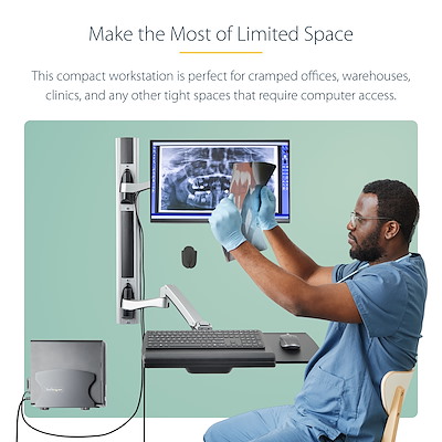 Wall Mounted Monitor Array