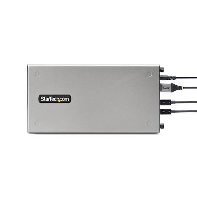 Add dual external PCIe (PCI Express 3.0) slots, Thunderbolt 3