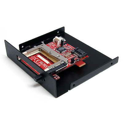 SATA to CompactFlash/SSD 3.5" Front Panel Adapter for Desktop PC w/ Bracket