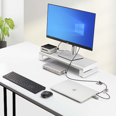 セキュリティワイヤーロックキット／デバイス用ロック 3個 + 4桁