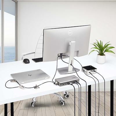 セキュリティワイヤーロックキット／デバイス用ロック 3個 + 4桁