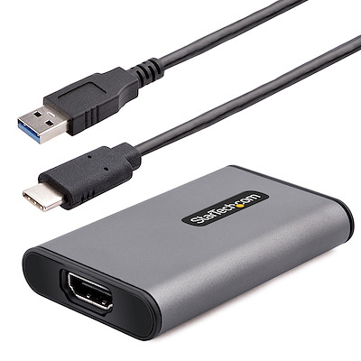 ビデオキャプチャーユニット／USB-C & USB-A接続／4K30Hz HDMI／USB Video Class／Thunderbolt  3／Windows/Mac/Ubuntu／外付USB HDMIキャプチャーボード／ビデオキャプチャーユニット／USB HDMI レコーダー