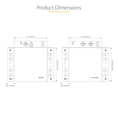 StarTech.com EXTEND-HDMI-4K40C6P1