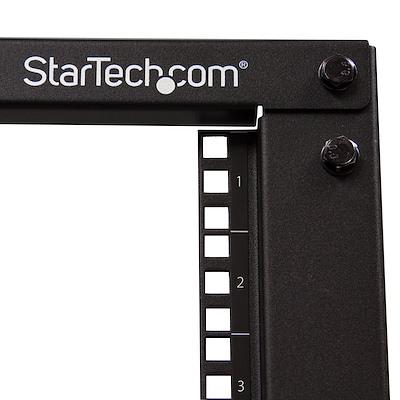 StarTech.com 4POSTRACK8U 19-Zoll Serverschrank 8HE, Laborgestell, Tiefenverstellbar 56 bis 102 cm, Tragfähigkeit 1.200 kg 