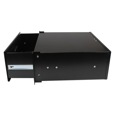 4UDRAWER StarTech.com 4U Black Steel Storage Drawer for 19in Racks and Cabinets