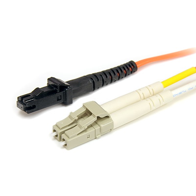 Fiber Optic Cable - Multimode Duplex 50/125 - LSZH - LC/MTRJ - 3 m