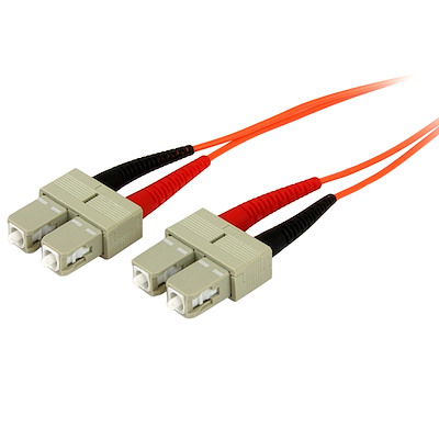 Fiber Optic Cable - Multimode Duplex 50/125 - OFNP Plenum - SC/SC - 2 m