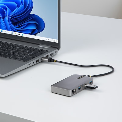 STARTECH - IO NETWORKING -  Hub USB A 3 Porte Con Ethernet Hub 5g3agbb Usb A Hub - Foto 5