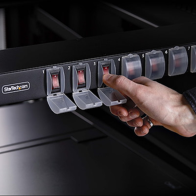 Add eight power outlets from a single power outlet in 1U of rack space