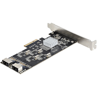 SATA 8ポート増設 PCI Expressインターフェースカード／PCI - SATA変換／4x ホストコントローラ／SATA PCIe  拡張カード／PCI-e x4 Gen 2 - SATA 3.0／SATA HDD & SDD
