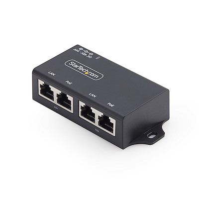 2-Port Gigabit Midspan PoE+ Injector, 10/100/1000Mbps, PoE+ (802.3