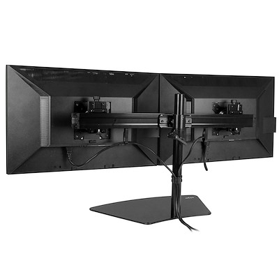 Dual-Monitor Stand - Horizontal - Black - Monitor Mounts | Display