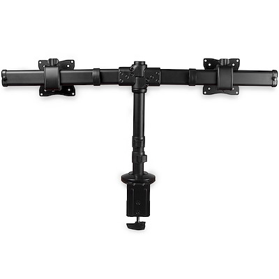 Spring-loaded Dual Monitor Mounting Arm For Two Monitors Up To 27 Inches  Each Vesa 75x75 And 100x100mm Compatible : Target