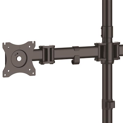 Base de Soporte Ajustable VESA para 4 Monitores de hasta 27 Pulgadas