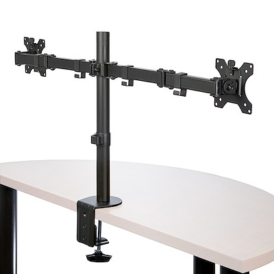 Invision MX400 Dual Monitor Arm Desk Mount for 19-32 inch Screens VESA 75mm  & 100mm