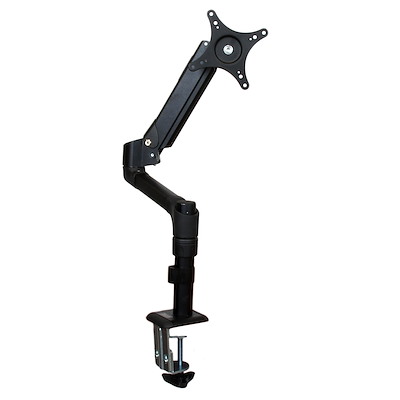 Single Desk-Mount Monitor Arm - Full Motion Articulating - Steel