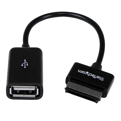 PRO OTG Cable Works for Asus FonePad 7 FE170CG Right Angle Cable Connects You to Any Compatible USB Device with MicroUSB Cable! 