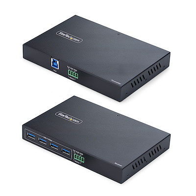 Cat6a/Cat7/Cat8ケーブル経由で4台のUSB 3.0周辺機器を最大100mまで延長