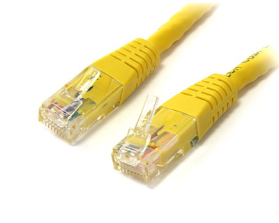 1m Cat 6 Yellow Molded Gigabit Crossover RJ45 UTP Cat6 Patch Cable