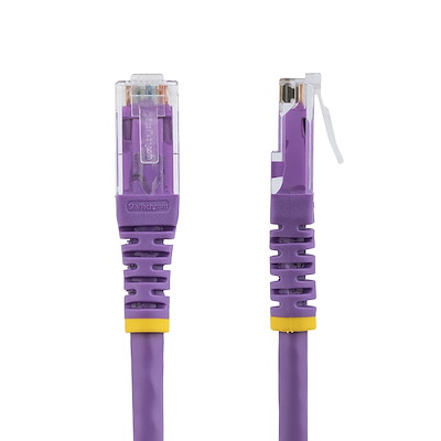 15ft CAT6 Ethernet Cable - Purple CAT 6 Gigabit Ethernet