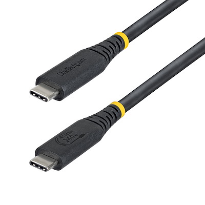 1m USB Type-Cケーブル、ブラック。USB4デバイスに8K 60Hz / 4K 240Hz