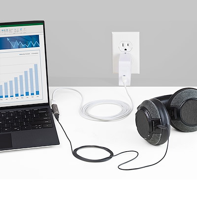 Adattatore di alimentazione di tipo C da 1 PC, da USB C a jack per cuffie