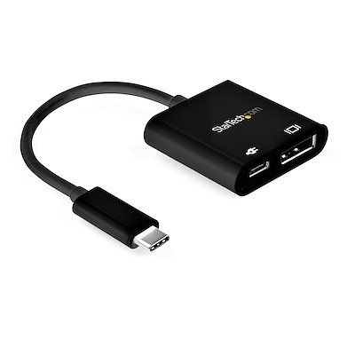 USB C to DisplayPort Adapter with Power Delivery - 8K 60Hz /4K 120Hz USB Type C to DP 1.4 Video Converter w/ 60W PD Pass-Through Charging - HBR3 - Thunderbolt 3 Compatible