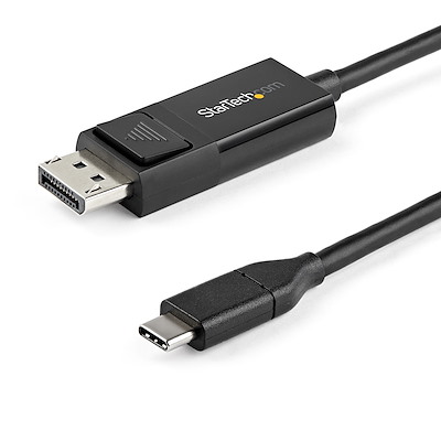 PremiumCord USB-C to DisplayPort 4K Adapter Foldable Cable and Key Ring USB 3.1 Type C Male to DP 1.2 Female Resolution 4K 2160p 60Hz Black