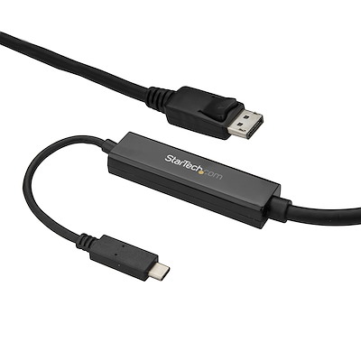 9.8ft/3m USB C to DisplayPort 1.2 Cable 4K 60Hz - USB-C to DisplayPort Adapter Cable - HBR2 USB Type-C DP Alt Mode to DP Monitor Video Cable - Works w/ Thunderbolt 3 - Black