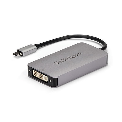 USB-C - DVI ディスプレイ変換アダプタ デュアルリンク対応 アクティブ変換