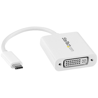 USB Type-C - DVI変換ディスプレイアダプタ ホワイト