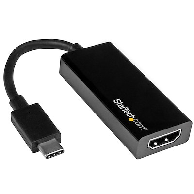 Adaptador USB-C a HDMI - 4K 30Hz - Negro - Adaptadores de vídeo USB-C