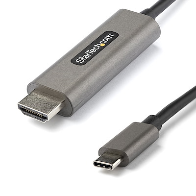 3ft (1m) USB C to HDMI Cable 4K 60Hz w/ HDR10 - Ultra HD USB Type-C to 4K HDMI 2.0b Video Adapter Cable - USB-C to HDMI HDR Monitor/Display Converter - DP 1.4 Alt Mode HBR3