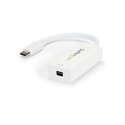 USB-C to Mini DisplayPort Adapter - 4K 60Hz - White - USB 3.1 Type-C to Mini DP Adapter - Upgraded Version is CDP2MDPEC