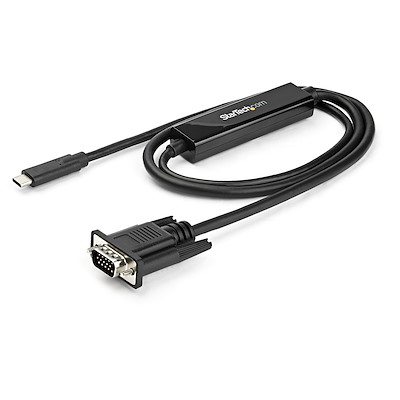 即購入OK⭕️ StarTech.com USB - VGA ディスプレイ変換 USB-C - VGA変換ケーブル／1m／1920x1200（1080p）／USBタイプC