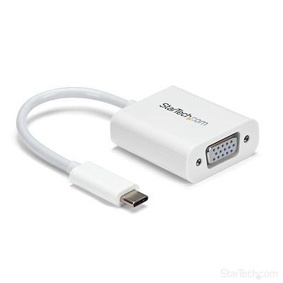 USB-C auf VGA Adapter - Weiß