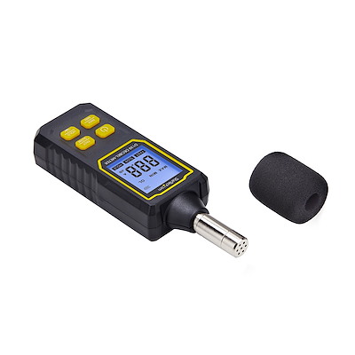 Dezibel Messgerät Schallpegelmesser – 30-130 DB, LCD Mit Hintergrundbeleuchtung, Für Laute Nachbarn, Fabrik & Zuhause Dezibel Messgerät Schallpegelmesser – 30-130 DB, LCD Mit Hintergrundbeleuchtung, Für Laute Nachbarn, Fabrik & Zuhause