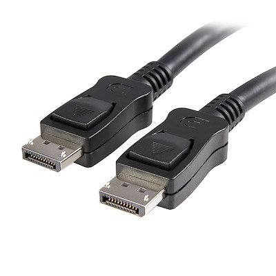 50cm (1ft) DisplayPort 1.2 Cable - 4K x 2K Ultra HD VESA Certified DisplayPort Cable - Short DP to DP Cable for Monitor - Slim DP Video/Display Cord - Latching DP Connectors
