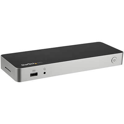 USB-C Dual-4K docking station voor laptops - 60W USB Power Delivery - SD kaartlezer
