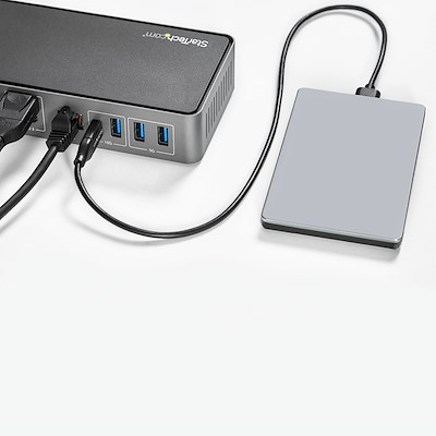 startech ドッキングステーション DK31C3HDPD USB-C & USB-A Dock - Hybrid Universal Triple Monitor Laptop