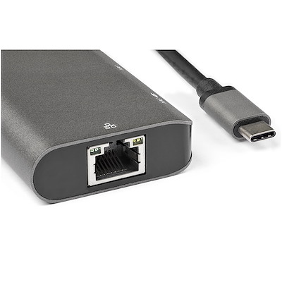 USB Type-Cマルチ変換アダプター 10Gbps対応USB-Cマルチハブ HDMI(4K30Hz)／100W  PD(パススルー対応)／3ポートUSBハブ／ギガビット有線LANポート USB 3.1/3.2 Gen 2対応タイプCトラベルドック 25cmケーブル