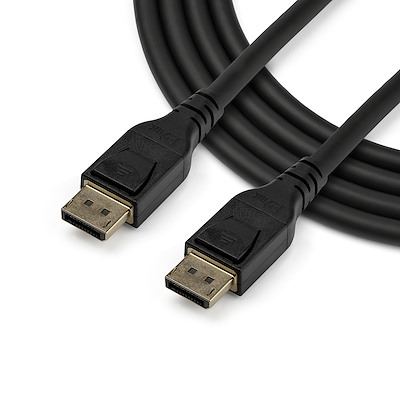 32Gbps 8K 60Hz DisplayPort 1.4 Active Optical Cable with DP++ Support  (10m/32ft) Plenum, FT6 Approvals - WyreStorm